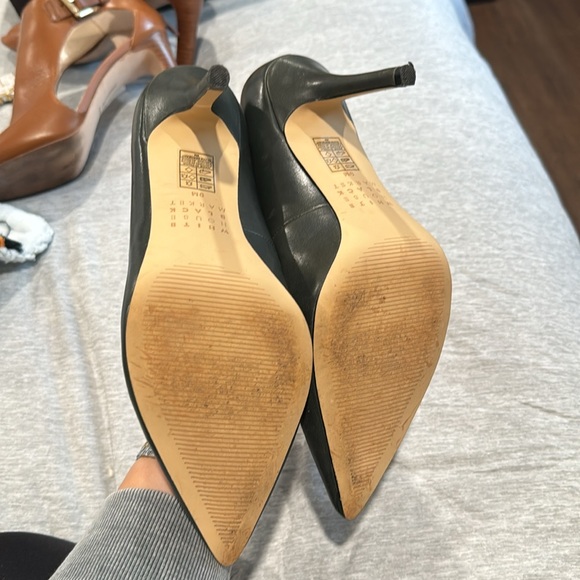 WHBM Dark Green pumps - Picture 3 of 3